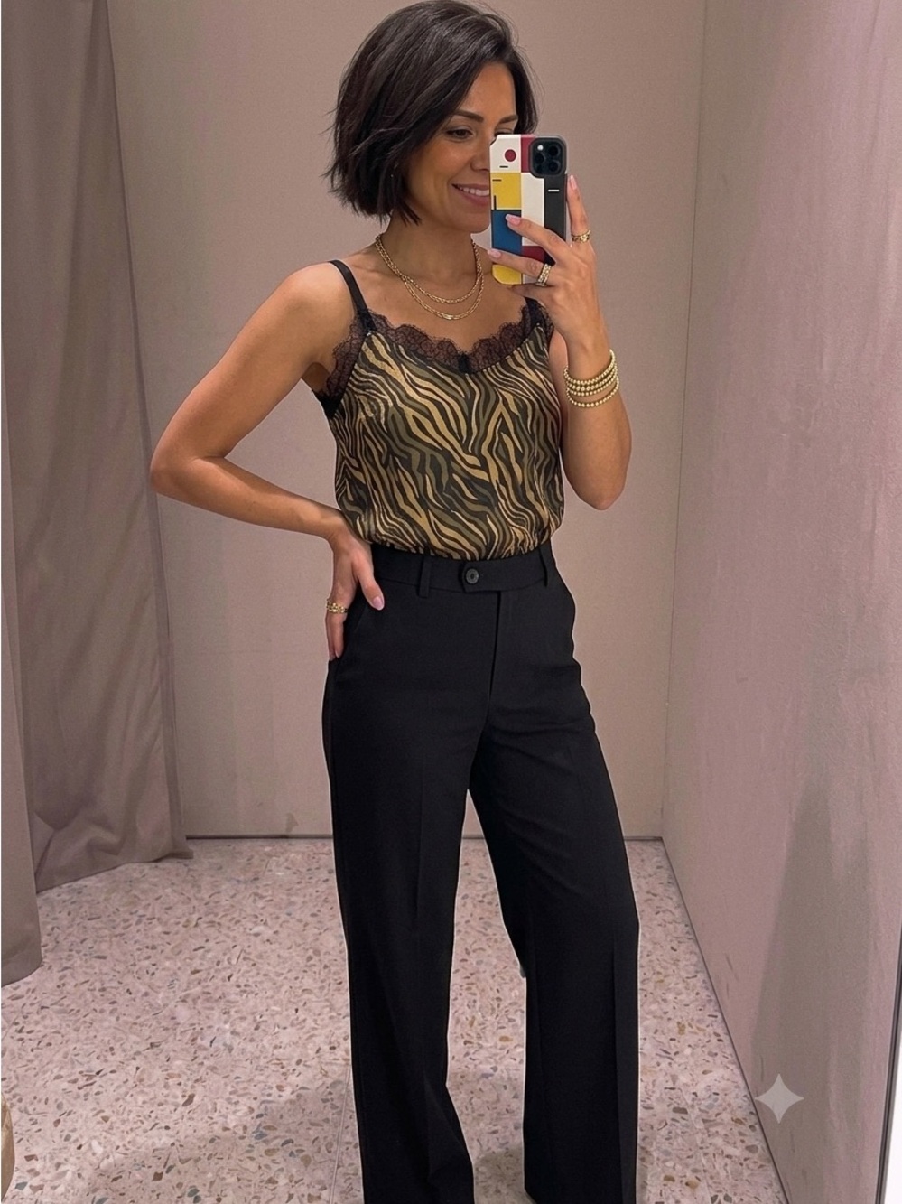 Animal print Top